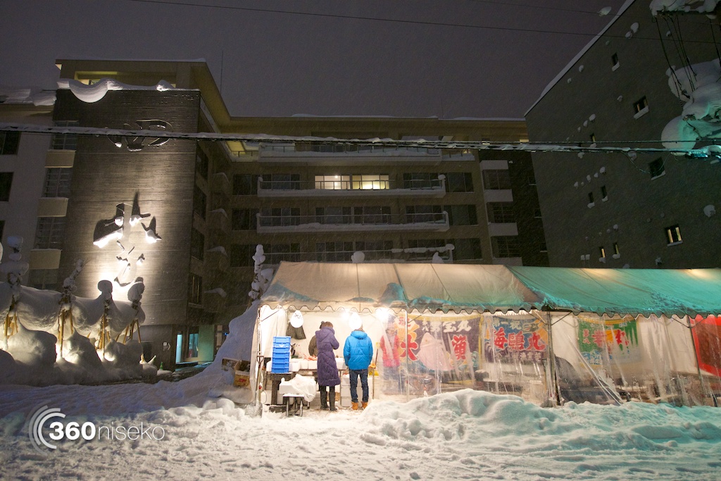 The Oyster Shack in front of Shiki Niseko