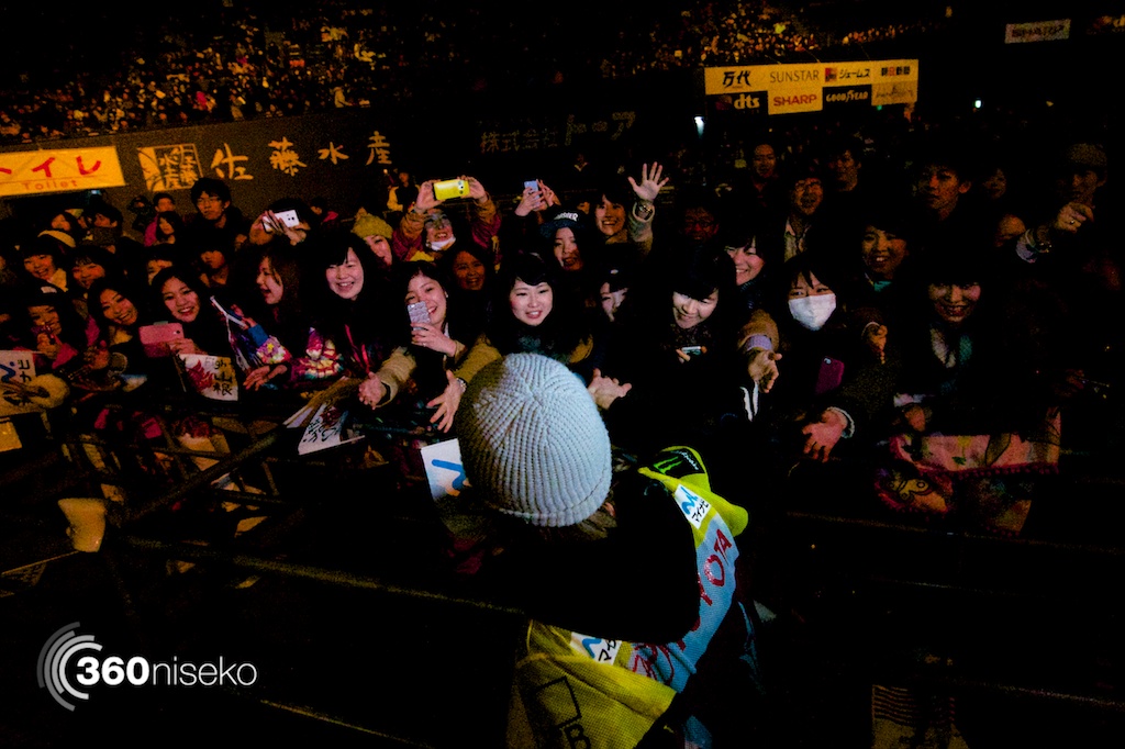 But, he's still hugely popular with the Japanese fans