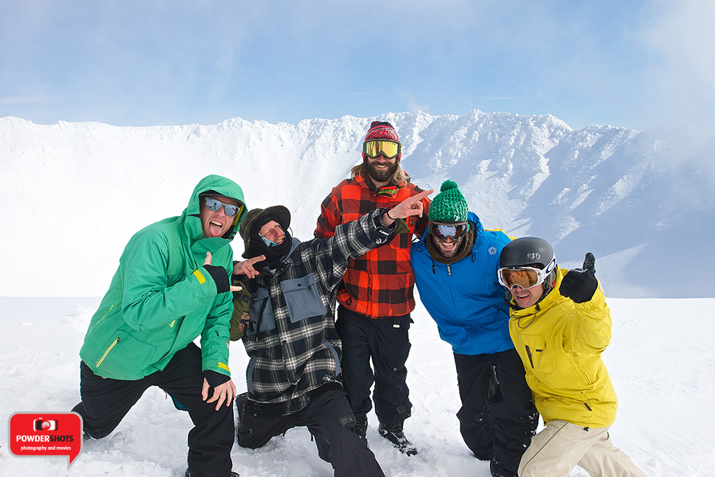 Happy Hikers on top of Mt. Yotei with Niseko Xtreme, 25 February 2014