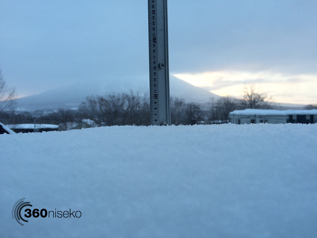 Snowfall in Hirafu Village, 4 February 2015