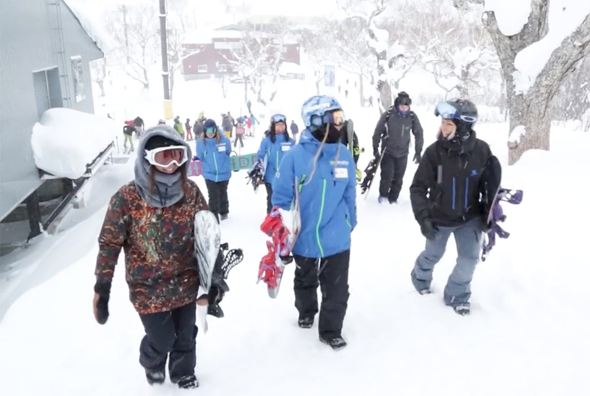 Winter Olympians Visit Niseko
