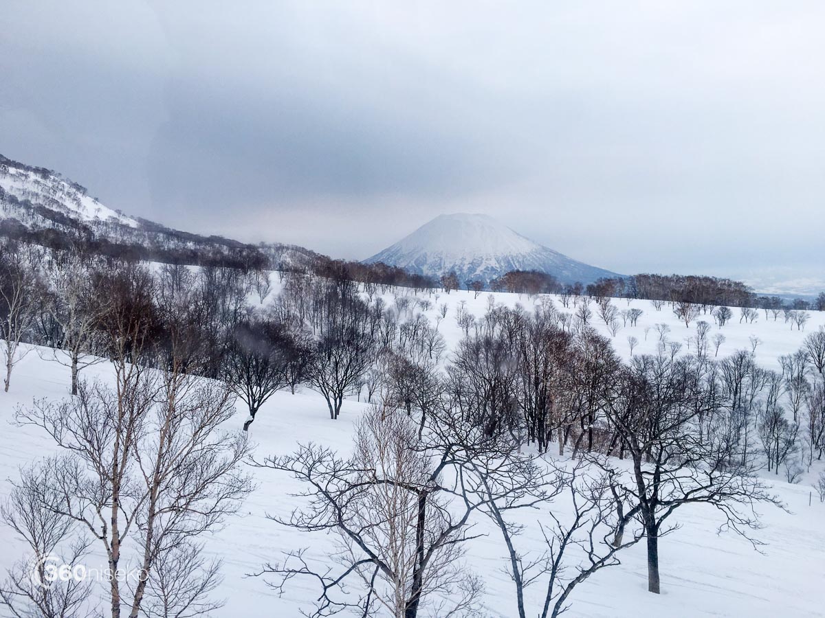 Mt.Yotei from the Annupuri Gondola, 12 February 2016