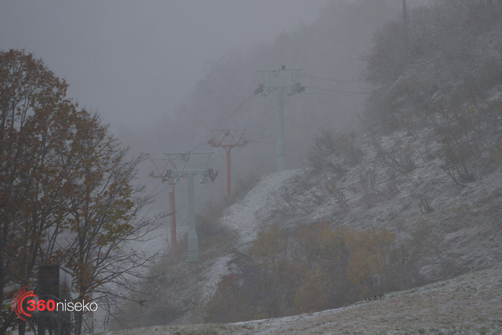 Autumn giving in to Winter on the mountain.